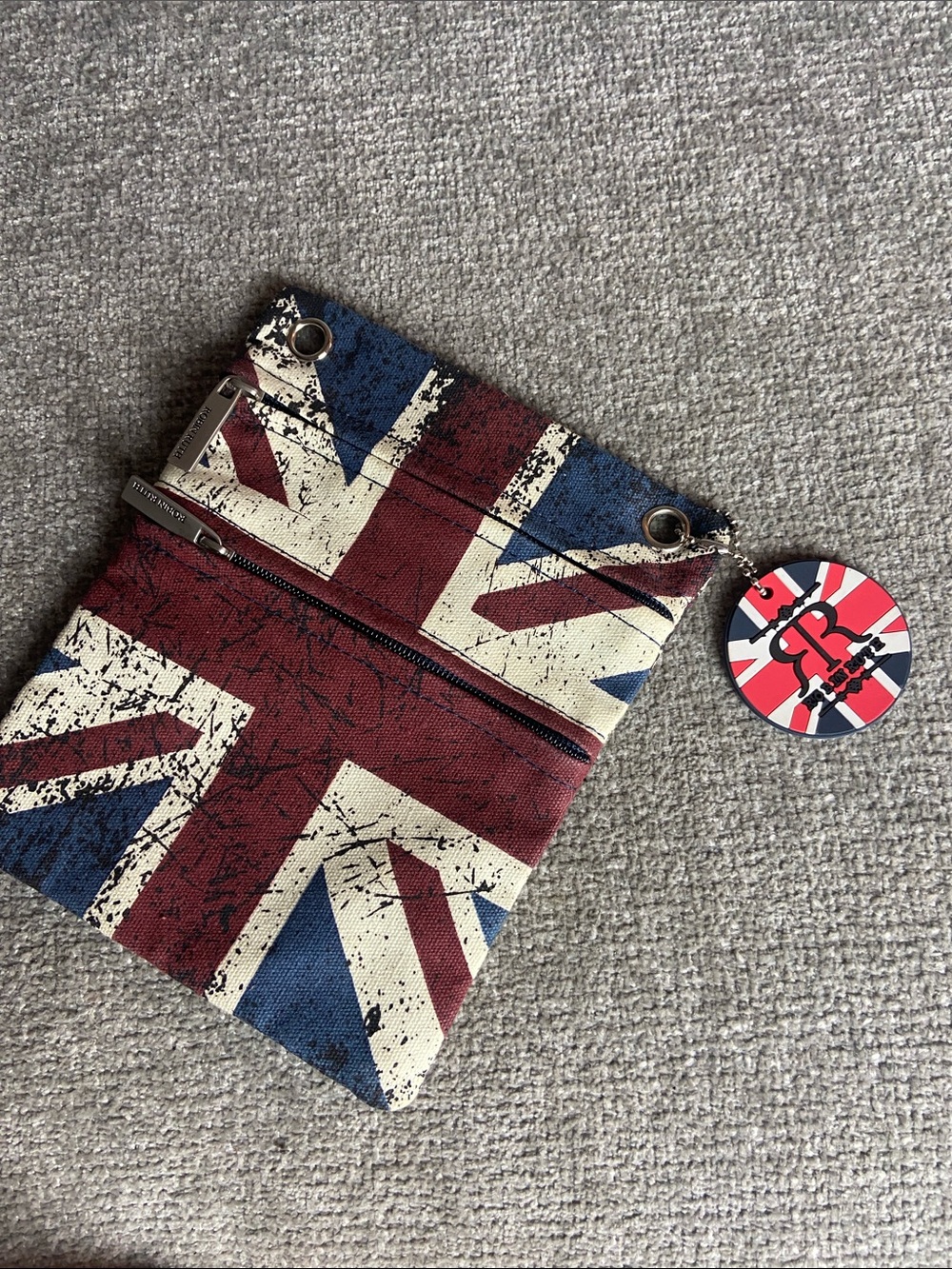 Robin Ruth Union Jack Crossbody Pouch - Red, Blue & White